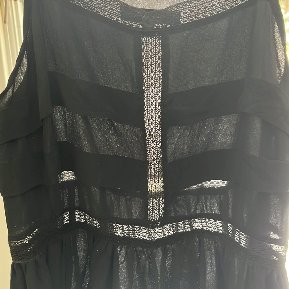 Madewell silk peplum cami top size XS